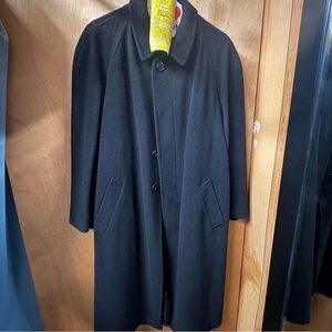 Elegant Black Trench Coat for Men
